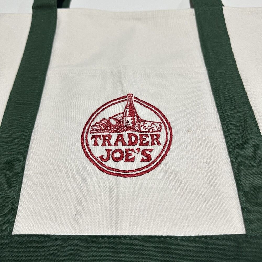 Trader Joe's Canvas Grocery Reusable Large Tote B… - image 2